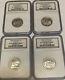 Four Silver State Quarters all NGC PF 70 Ultra Cameo Miss, Ark, Nevada, & SD