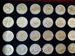 GOLD & SILVER HIGHLIGHTED U. S. STATEHOOD QUARTERS 50 State Set with Box 12.25×7×1.2