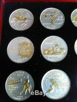GOLD and SILVER HIGHLIGHTED STATEHOOD QUARTERS COLLECTION
