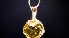 Gold Plated Wyoming State Quarter Pendant With Silver Wire And Chain