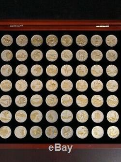Gold & Silver Highlighted Statehood Quarters 56 Coin Set 1999-2008