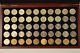 Gold & Silver Highlighted US State hooded Quarters 50 coin set