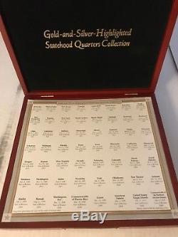 Gold and Silver Highlighted Statehood Quarters Collection