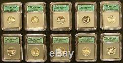 HOLLIDAY SALE 1999-S to 2008-S State SILVER Quarters ICG PR70DCAM Full 50 Coins
