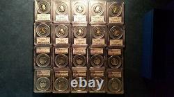 Large lot of 40 PCGS silver US coins lots of nice state quarters