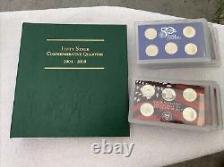 Littleton 1999 2008 2009 state quarter complete set and P D S S SILVER PROOF