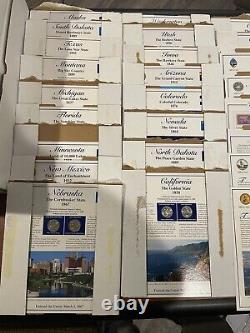 Lot Of 30 Statehood Quarters P D (Postal Panel Collection) Mint