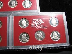 Lot of 3 1999 S Mint Silver Proof Washington Statehood Quarters