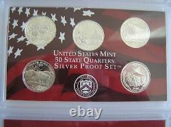 Lot of 3 usmint 50 state quarters silver proof sets