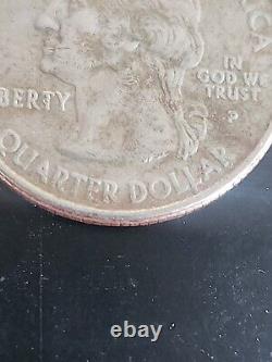 Messed Up Maryland Money (Quarter Dollar Coin) Manufactured The Year 2000