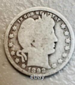 Mix of Barber Quarters