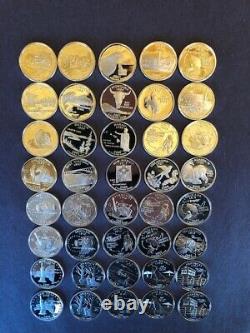 ONE Roll Silver Proof State Quarters 90% Silver NO RESERVE