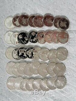 One Roll Of $10. Face Value Silver Proof 2004 Quarters 40 Coins