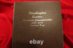 Partial 1999-2003 Washington Quarter Set, New Dansco Album 8143, 50 Quarters