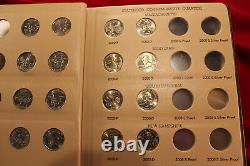 Partial 1999-2003 Washington Quarter Set, New Dansco Album 8143, 50 Quarters