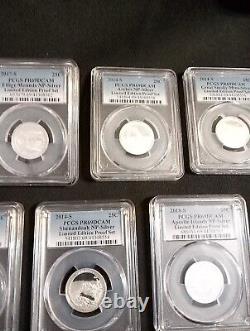 Pcgs Pr69 Dcam Silver Limited Edition Proof Set Silver Quarters