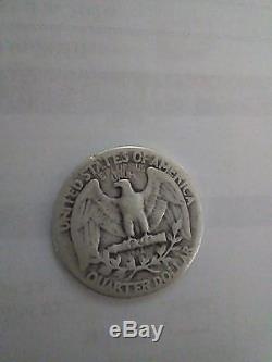 President GEORGE WASHINGTON 1943 Quarter Dollar United States Silver Coin i43123