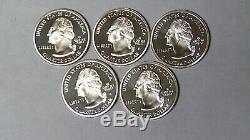 Proof Roll 2003-S 90% Silver State Quarters (8 coins of each state 40 total)