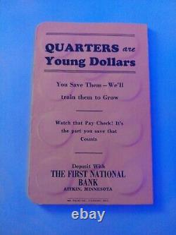Quarter Saver Vintage Complete With Silver Quarters