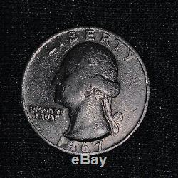 RARE 1967 UNITED STATES silver quarter (90% silver)