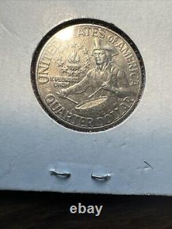 RARE VINTAGE Error U. S. MINT 1776-1976 BICENT QUARTER NO MINT MARK Uncertified