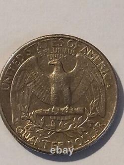 Rare 1980 Quarter Dollar D Filled Error Coin