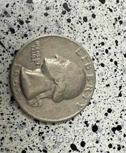 Rare And Scarce Silver 1965 Quarter With No Mint Mark And Errors