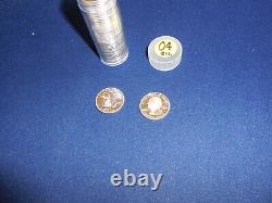 Roll, 2004-S Proof Cameo Silver Quarters (Michigan) (r1)