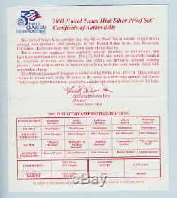 Roll of 40 2002-S Proof Indiana 90% Silver Quarters