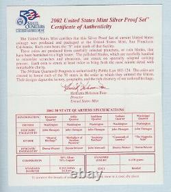 Roll of 40 2002-S Proof Ohio 90% Silver Quarters