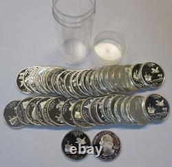 (Roll of 40) 2004-S Florida Statehood 90% Silver Proof Quarters, Free Shipping