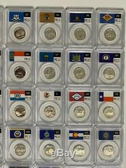 Silver Proof Quarter Set 1992-2016 PCGS PR69 98 Total Coins