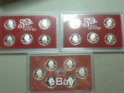 Silver Proof State Quarter Set (56 coins) in Mint Plastic case