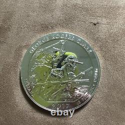 Silver Quarter 5 Ounce Silver Indian George Rogers Clark