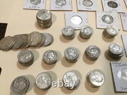 Silver coin lot junk half dollars, quarters, state quarters! $50.00 face value