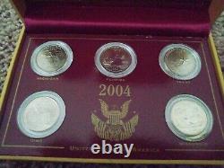 Silver coin set lot State Quarters