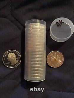 Silver proof quarter rolls Alaska