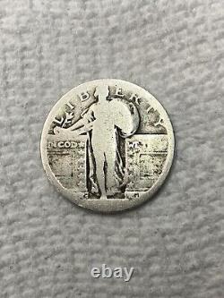 Standing Liberty Quarter Coin No Date United States