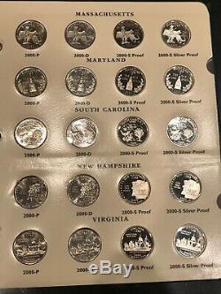 State Quarter Set 1999-2008 All Bu/Proof/Silver Proof 2 Littleton Coin Album