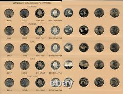 State Quarters 2004 2008 Set DC Territories Proof Dansco 124-Coins JN737