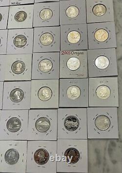 State Quarters Silver Proof Full Roll 40 Coins 90% Silver