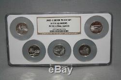 State Quarters Silver Proof Sets (10 Sets)1999-2008 PF69 & PF70 Ultra Cameo NGC
