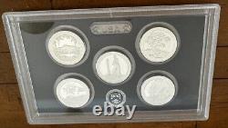 The Complete U. S. National Parks State Quarters Silver Proof Set Collection