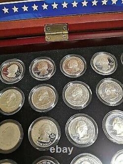 UNITED STATES 50 States of America DC abd US Territories Silver Proof Set