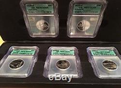 USA Silver ICG PR70 DCam 50 State Quarter Collection
