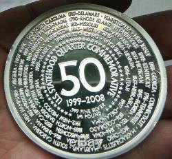U. S. Statehood Quarter Commemorative 1/4 Pound. 999 Fine Silver #5137