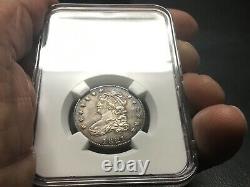 Uncirculated 1821 B-4 Capped Bust Quarter 25c NGC MS61 NGC Price guide= $5000