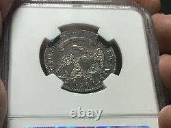 Uncirculated 1821 B-4 Capped Bust Quarter 25c NGC MS61 NGC Price guide= $5000