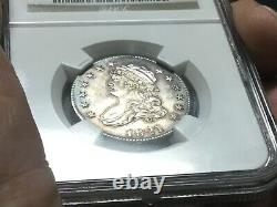 Uncirculated 1821 B-4 Capped Bust Quarter 25c NGC MS61 NGC Price guide= $5000