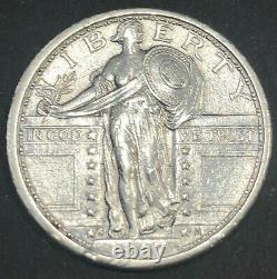 United States 1917-S Standing Liberty Silver Quarter Type 1